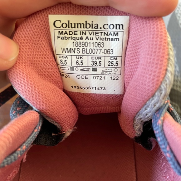 Columbia Vitesse Outdry Performance Shoes | Color: Gray/Purple | Size: 8.5 - Picture 3 of 9